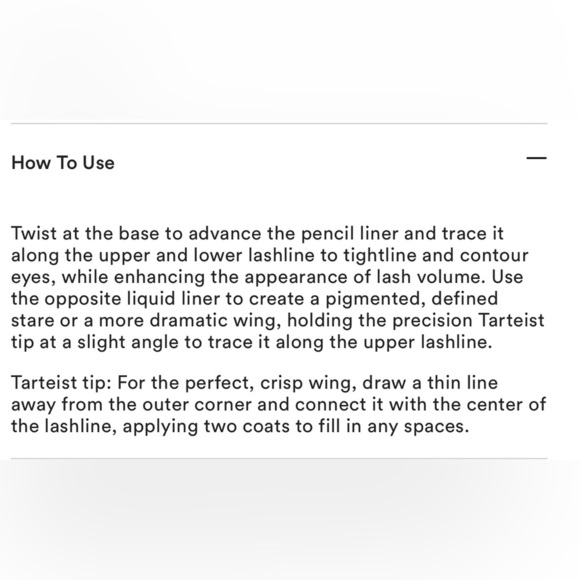 💄HP!💄Tarte Double Take Liquid & Gel Liner in Black - Picture 10 of 13